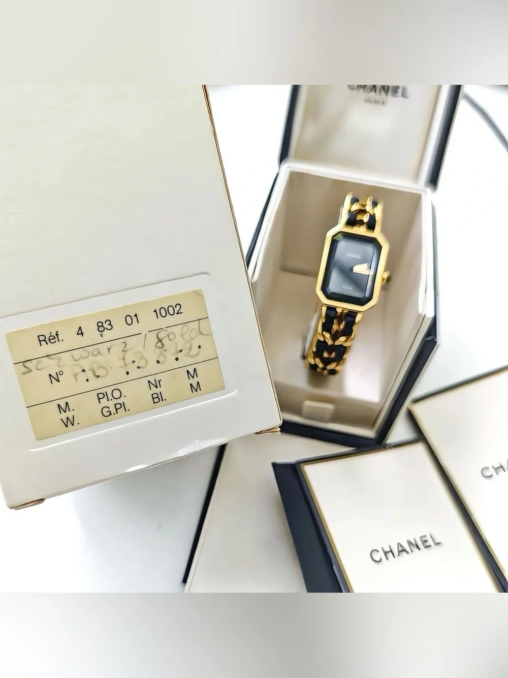 AUTHENTIC VINTAGE CHANEL PREMIERE M WATCH - WITH BOX